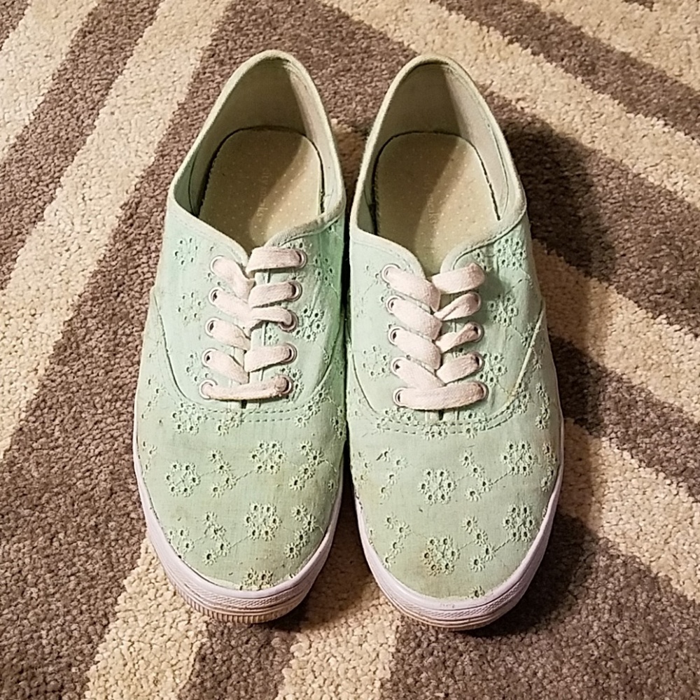 Cute aqua sneakers